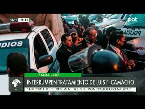 El tratamiento de Luis Fernando Camacho fue interrumpido