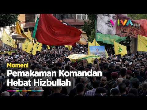 Ribuan Pelayat Hadiri Pemakaman Komandan Pasukan Elite Hizbullah