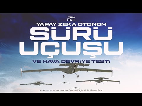 #K2 Kamikaze İHA | Yapay Zeka Otonom Sürü Uçuşu ve Hava Devriye Testi
