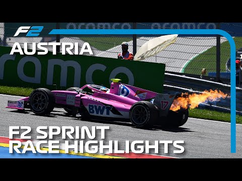 F2 Sprint Race Highlights | 2020 Austrian Grand Prix