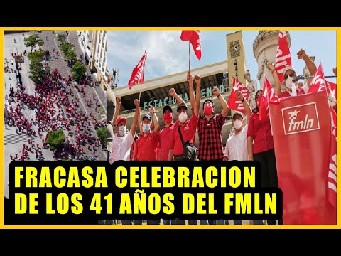 Fracasa concentración para celebra el 41 aniversario del FMLN