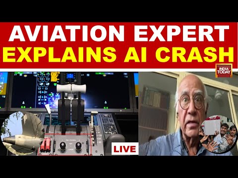 LIVE: Civil Aviation Expert Explains Air India 171 Dreamliner Crash Report | Ahmedabad Plane Crash