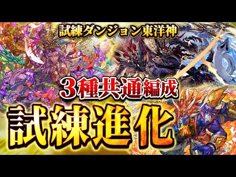 【カーリー・インドラ・シヴァ】3種共通編成‼️試練ダンジョン東洋神 周回編成・立ち回り紹介！！【#パズドラ/パズル&ドラゴンズ】
