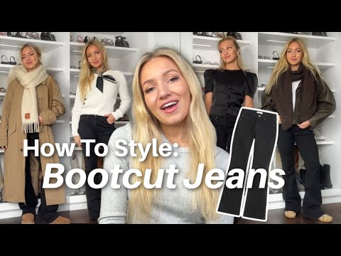 How To Style Bootcut Jeans! Outfit Ideas 2025 /2026