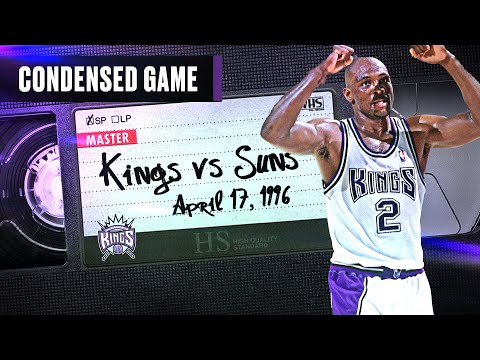 Kings stage EPIC COMEBACK to keep Playoff berth alive | Kings vs Suns 4.17.1996 video clip