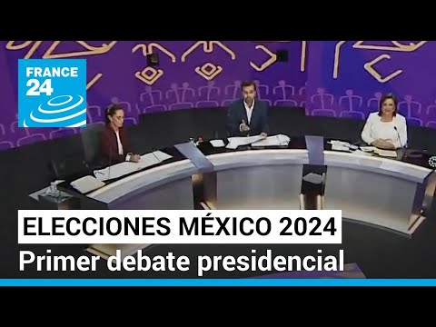 Más acusaciones que propuestas: así se vivió el primer debate por las presidenciales mexicanas 2024