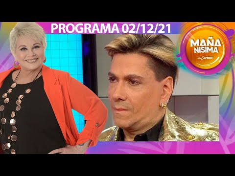 Mañanísima con Carmen - Programa 02/12/21-Recibimos a Roberto Piazza