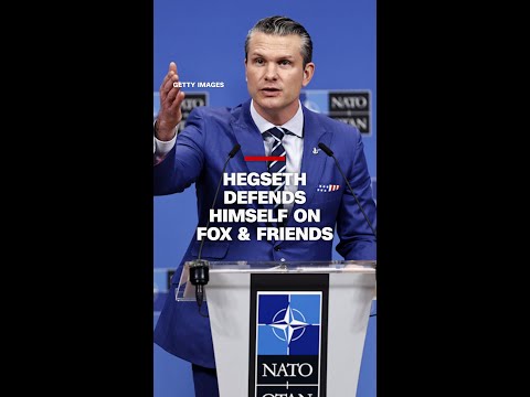 Hegseth defends himself on Fox & Friends against Signal chat claims