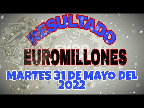 RESULTADO LOTERÍA EUROMILLONES DEL DÍA MARTES 31 DE MAYO DEL 2022 /LOTERÍA DE EUROPA/