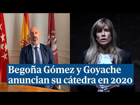 El vídeo en el que Begoña Gómez anuncia junto con el rector de la Complutense su cátedra en 2020