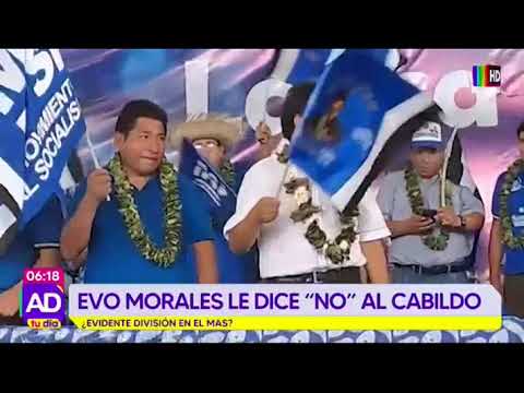 Evo Morales le dice no al cabildo del 17 de octubre