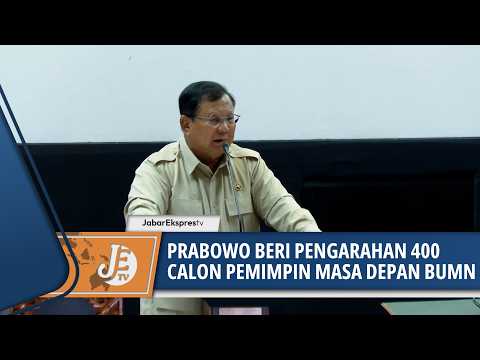 PRESIDEN PRABOWO BERI PENGARAHAN PADA 400 CALON PEMIMPIN MASA DEPAN BUMN