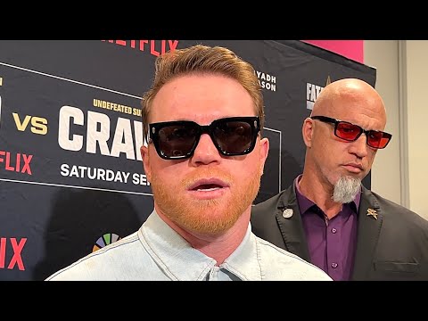 HILARIOUS CANELO “I DON’T RESPECT CRAWFORD… I THINK TURKI TOLD HIM TO PUSH ME!”