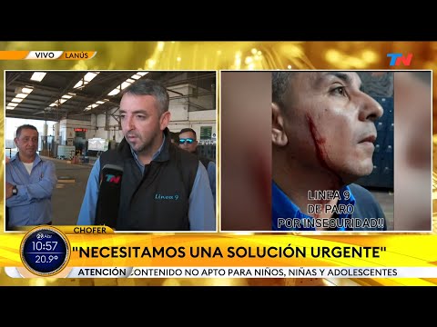 Paro de colectivos: atacaron a un chofer de la línea 9 y rige una nueva medida de fuerza