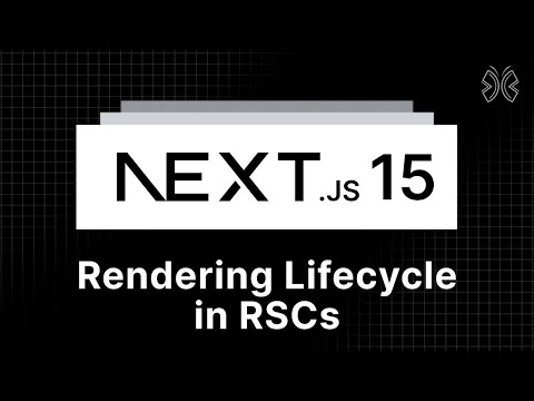 Next.js 15 Tutorial - 53 - RSC Rendering Lifecycle