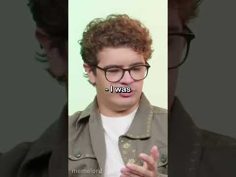 NOT Gaten lowkey roasting them 💅 #shorts #youtubeshorts