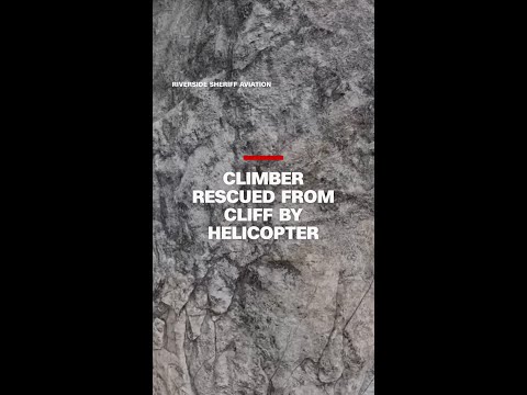 Climber rescued by helicopter after 30-foot fall in California