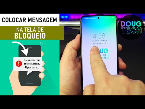 Como Colocar MENSAGEM na TELA DE BLOQUEIO do Samsung Galaxy