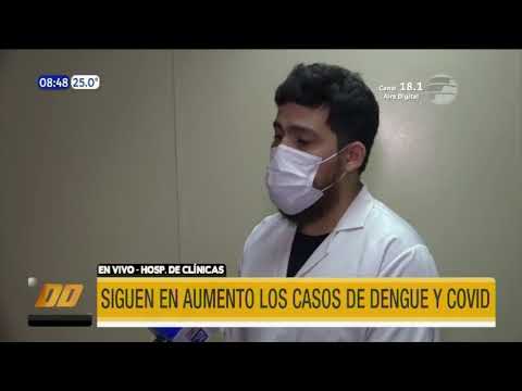 Siguen en aumento los casos de Dengue y Covid