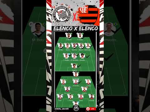 #corinthians x #flamengo sem clubismo , elenco #vs elenco ✊🏽🦅