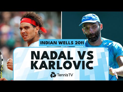 Rafael Nadal & Ivo Karlovic Rollercoaster Highlights! ⚡️ | Indian Wells 2011 Quarter-Final