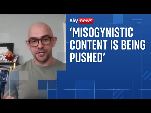 'Social media sites are actively pushing misogynistic content to boys'
