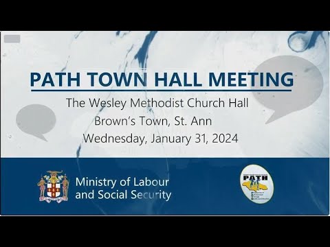JISTV | Ministry of Labour and Social Security PATH Townhall Meeting