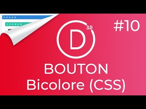 DIVI 10 - Utilisation du CSS sur votre site : créer un Bouton Bicolore dans Divi