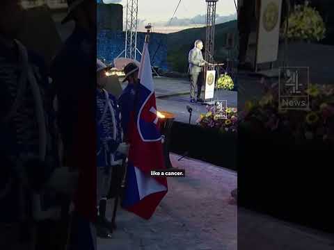 Slovak PM makes first public appearance after assassination attempt