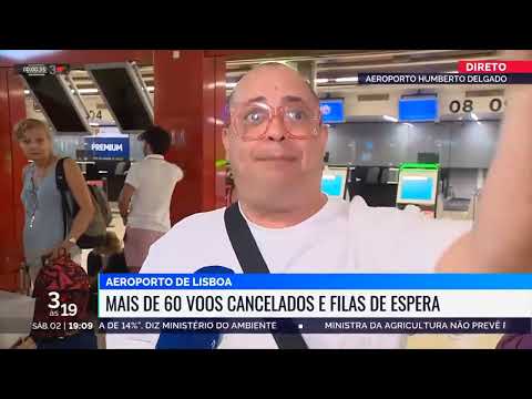 Brasileiro viraliza com entrevista em aeroporto de Lisboa: Estou com a mesma cueca há seis dias