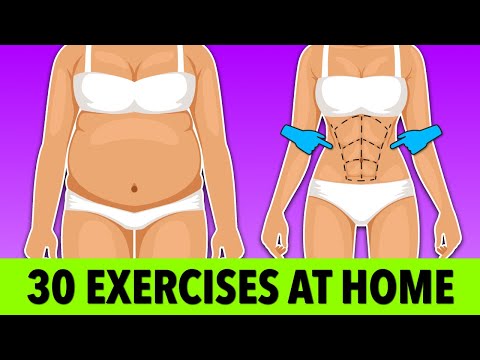30 Exercises To Lose Belly Fat At Home