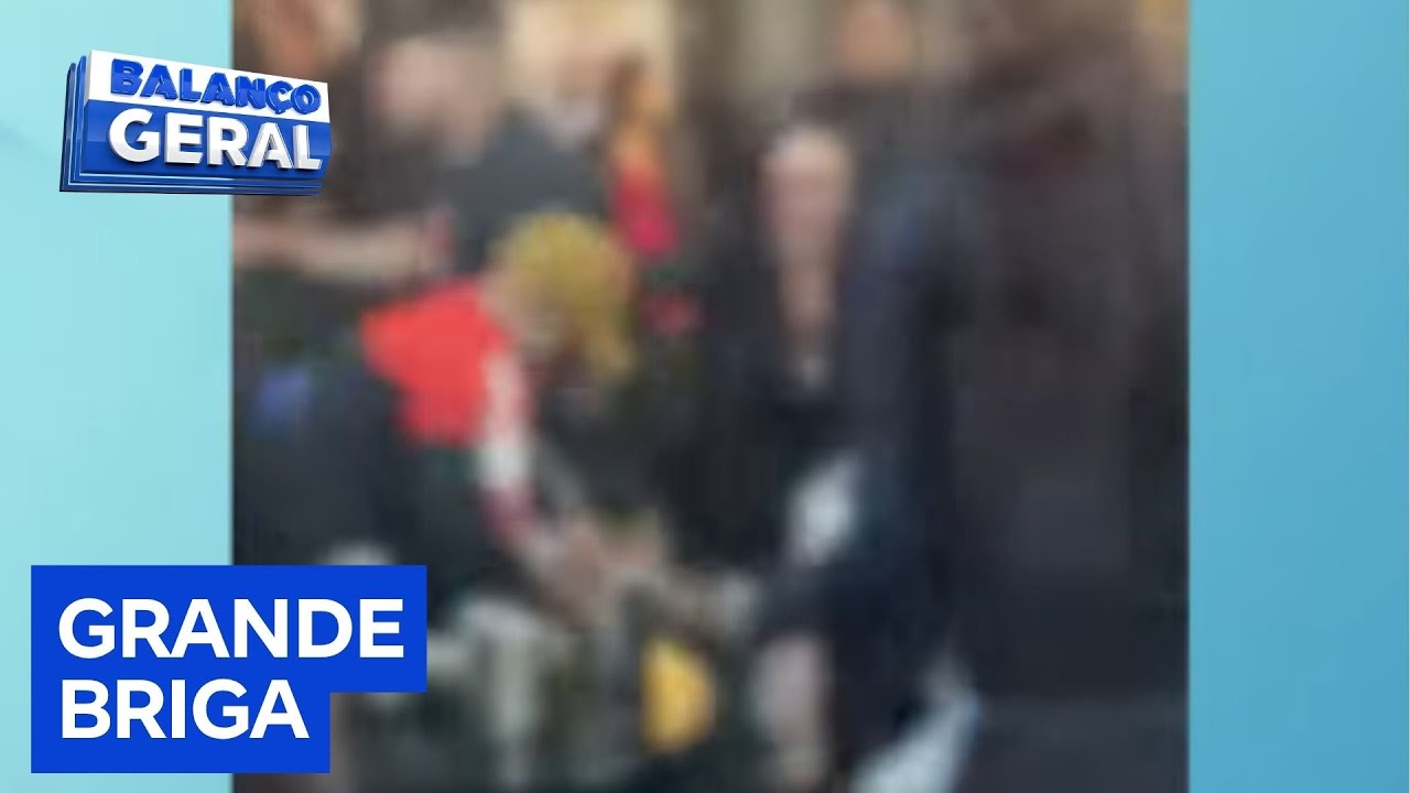 Briga generalizada acontece em bar