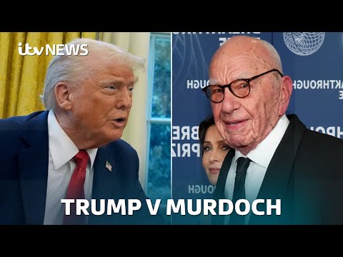President Trump sues Wall Street Journal and Rupert Murdoch over  Epstein ties reporting | ITV News
