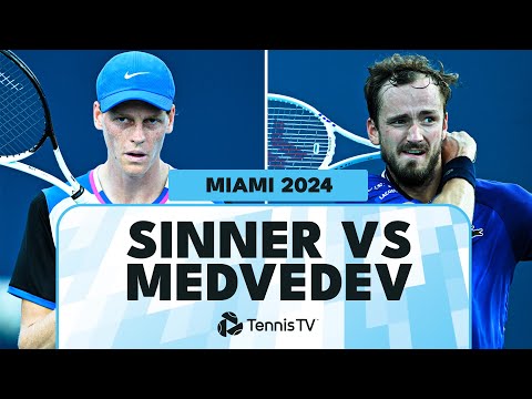 Jannik Sinner vs Daniil Medvedev Semi-Final Highlights | Miami 2024