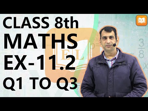 Mensuration Class 8 | Maths | Chapter 11 | Ex 11.2 Q1 To Q3 | Baljeet Sir