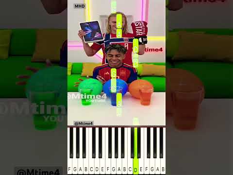 Haaland Became Yamal’s Secret Teammate 😂🫡 @Mtime4 - Piano Tutorial