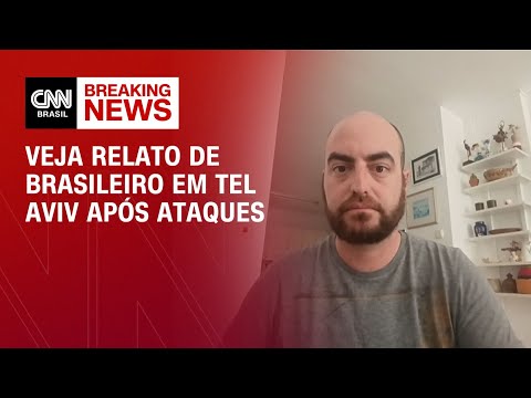 ​Morador de Tel Aviv relata à CNN situação após ataques | CNN NEWSROOM
