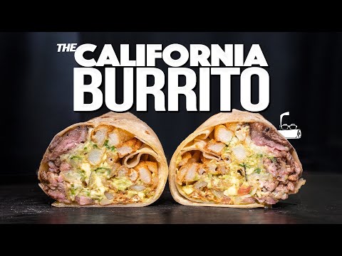 AN ABSOLUTELY PERFECT CALIFORNIA BURRITO AT HOME! | SAM THE COOKING GUY