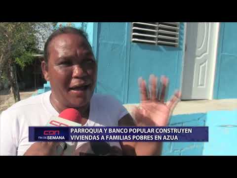 Parroquia Y Banco Popular construyen vivienda a familias pobres de Azua