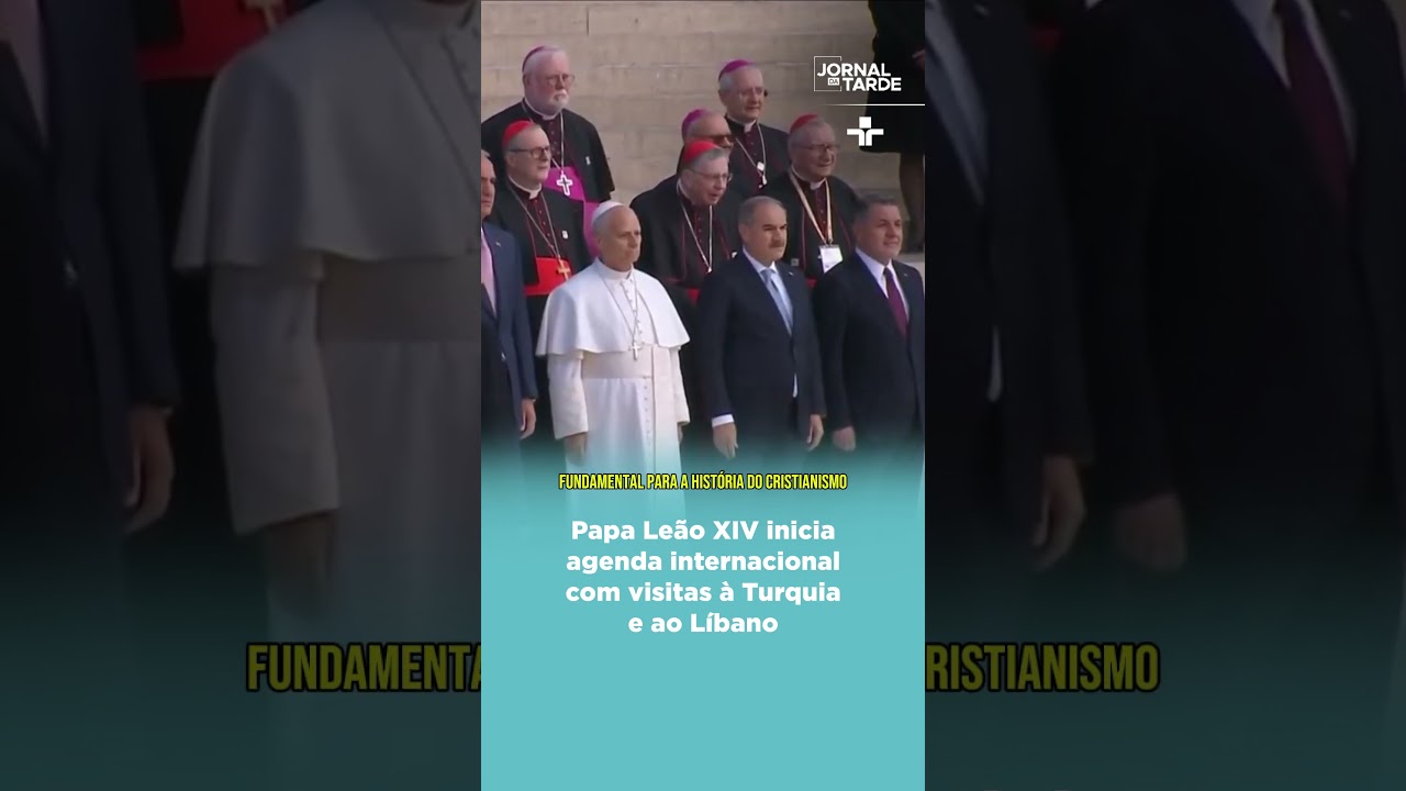Papa Leão XIV inicia primeira viagem internacional do pontificado com visita à Turquia