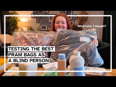 What are the best pram bags for me as a blind person?