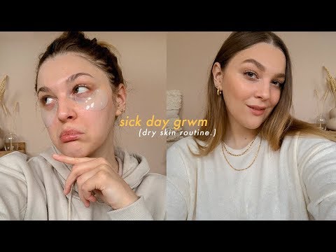 SICK DAY GRWM | DRY SKIN MAKEUP ROUTINE | I Covet Thee