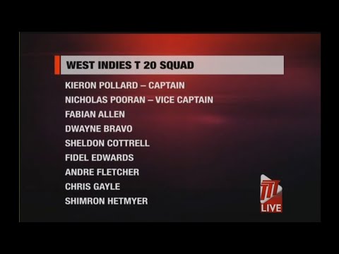West Indies Name T20 Squad For Upcoming Series Against South Africa And Pakistan.