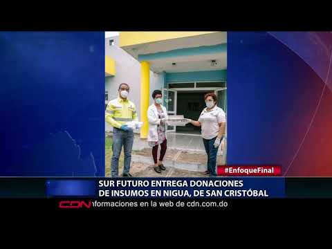 Sur Futuro entrega nuevas donaciones en Nigua, San Cristóbal