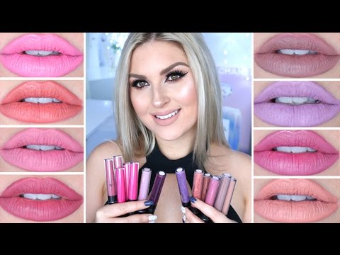 BH Cosmetics Liquid Lipsticks ? Lip Swatches *New Favorites!*