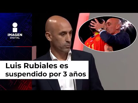 FIFA suspende tres años a Luis Rubiales por beso forzado a Jenni Hermoso