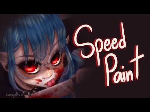 Batzey Vampire 🔪🩸🦇|| Oc Speedpaint