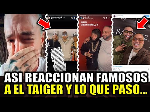 J Balvin, Tekashi 6ix9ine envían mensaje a El Taiger, piden por la recuperación de El Taiger