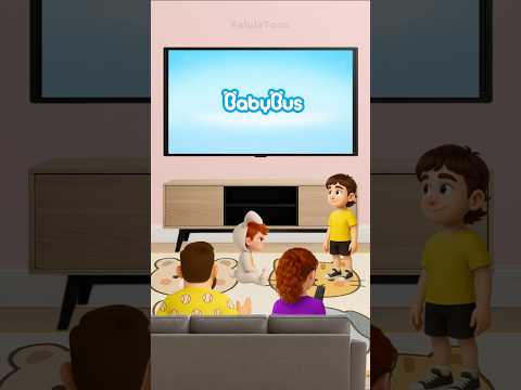 Watch tv with family #animation #cartoon #english