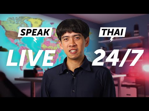 Speak Thai 24/7 with ThaiPod101 TV 🔴 Live 24/7
